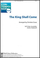 The King Shall Come SAT choral sheet music cover